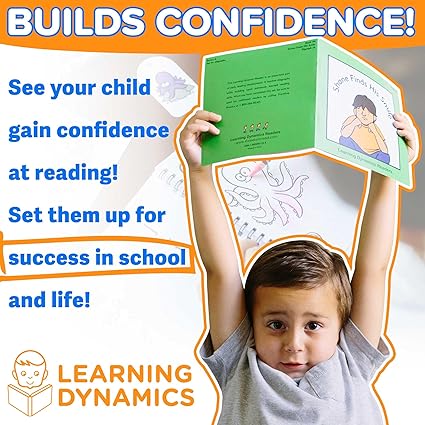 4 Weeks to Read – Learn How to Read & Write Program with 53 Books, Teaching Manual, Activity Workbooks, CD, Flashcards & Manipulatives – Teaches Letters, Phonics & Reading