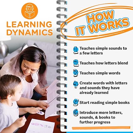 4 Weeks to Read – Learn How to Read & Write Program with 53 Books, Teaching Manual, Activity Workbooks, CD, Flashcards & Manipulatives – Teaches Letters, Phonics & Reading