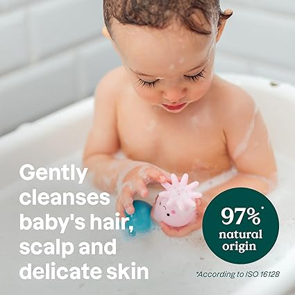 2-in-1 Baby Shampoo & Body Wash – EWG Verified, Dermatologically Tested, Vegan, Good Night, 16 fl oz