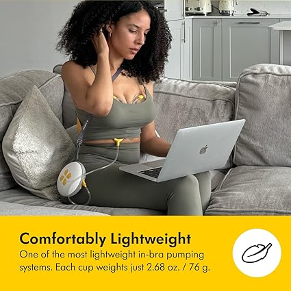 Swing Maxi Hands-Free Breast Pump | Easy, Intuitive, Ideal for On The Go Double Electric Hands Free Breast Pump