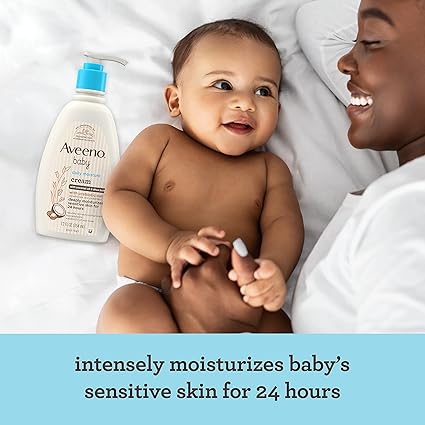 Baby Daily Moisture Body Lotion – Hypoallergenic, Fragrance-Free, Oat-Infused, 18 fl. oz (2 Pack)